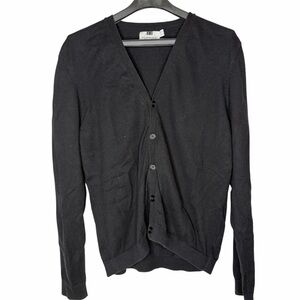 Topman Black Men's Cardigan Sweater